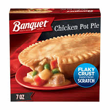 Banquet Chicken Pot Pie, Frozen Meal, 7 oz.