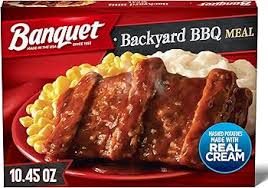 Banquet Backyard BBQ, Frozen Meal, 10.45 oz