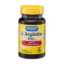 Rexall L-Arginine Capsules - 500 mg, 45 ct