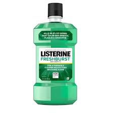 Listerine Freshburst Antiseptic Mouthwash, Mint, 500 ml