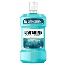 Listerine Cool Mint Antiseptic Mouthwash, Cool Mint, 1.0