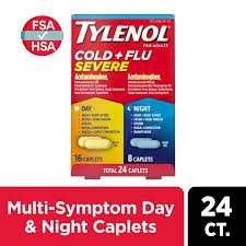 Tylenol Cold + Flu Severe Day & Night Caplets Combo Pack