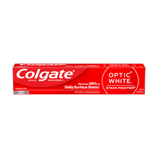 Colgate Optic White StainFighter Teeth Whitening CleanMint Paste 4.2oz