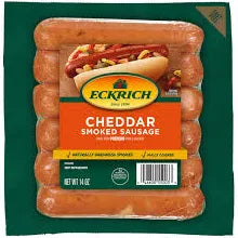 Eckrich Cheddar Smoked Sausage Links, 14 oz